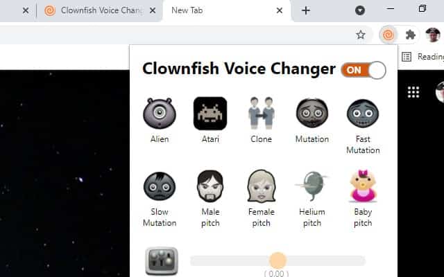 clownfish voice changer chromebook