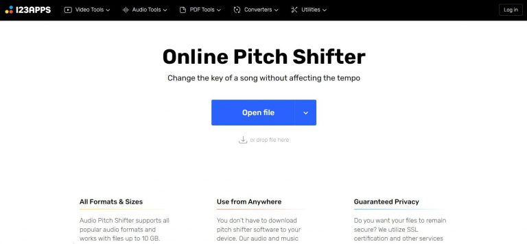 online pitch shifter