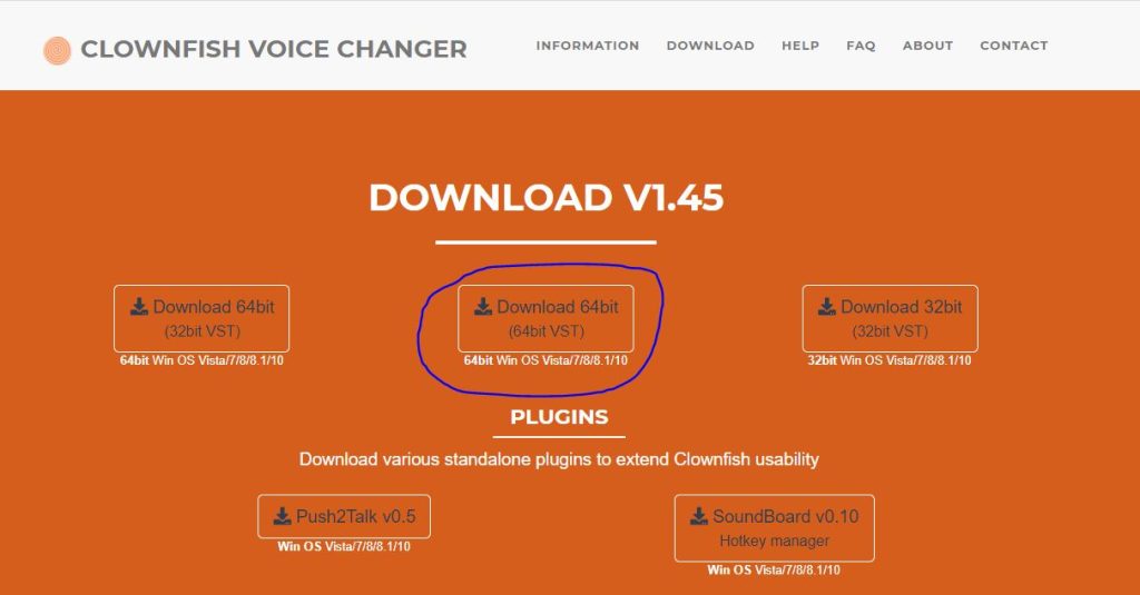 download clownfish voice changer